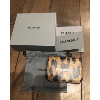 バレンシアガ(Balenciaga)のぴんく様専用BALENCIAGA バレンシアガ  ミニ財布 レオパード(財布)