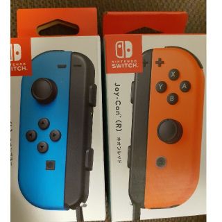 ニンテンドースイッチ(Nintendo Switch)のジョイコン　ネオンレッド&ネオンブルー　新品未使用　中身を出して発送(その他)