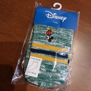 ディズニー(Disney)の【新品未使用】ミッキーマウス　靴下　キッズ(靴下/タイツ)