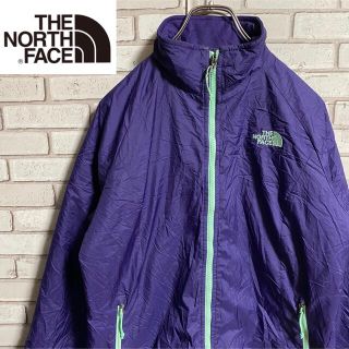 ザノースフェイス(THE NORTH FACE)の90s 古着 ノースフェイス 刺繍ロゴ ナイロン ゆるだぼ ビッグシルエット(ブルゾン)