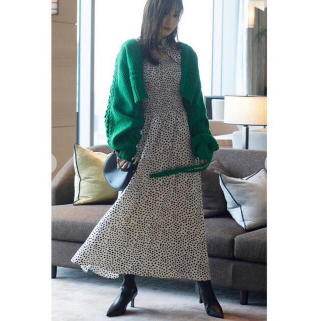 SNIDEL ♡ デコルテオープンワンピース ミント