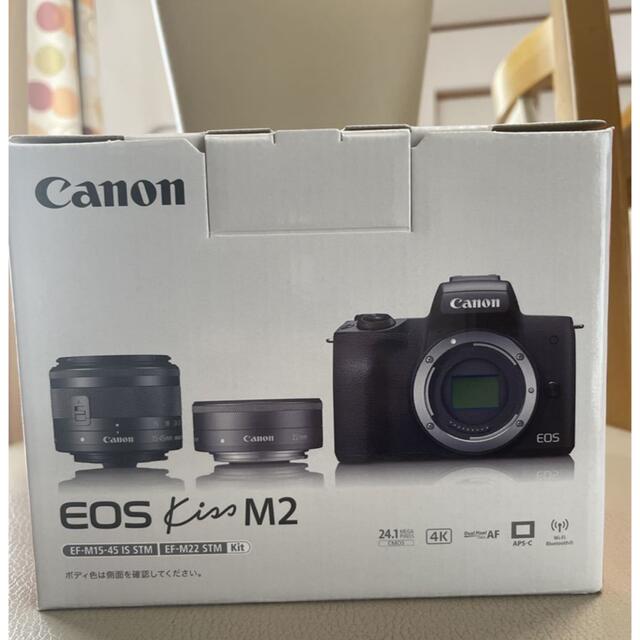 完成品 Canon - 【未使用品】Canon EOS Kiss M2 ダブルレンズキット