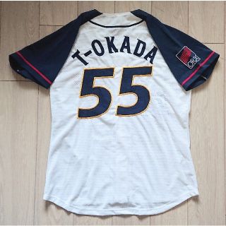 【レア】オリックス バファローズ T-岡田 ホーム ユニフォーム L