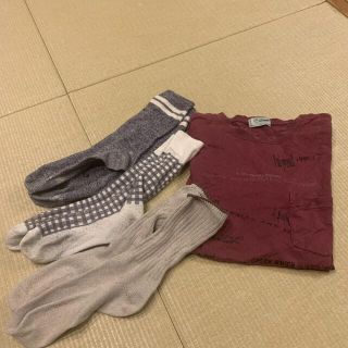 クロコダイル(Crocodile)のTシャツ【クロコダイル】25から28cm靴下3足まとめ売り(ソックス)