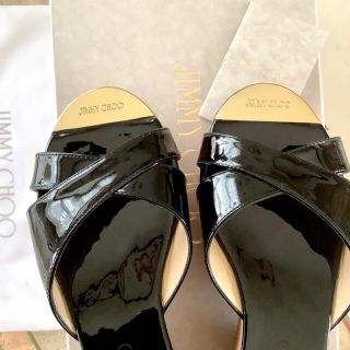 JIMMY CHOO - 試着のみ新品!ジミーチュウ アイコンゴールドメタル 極上