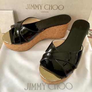 JIMMY CHOO - 試着のみ新品!ジミーチュウ アイコンゴールドメタル 極上