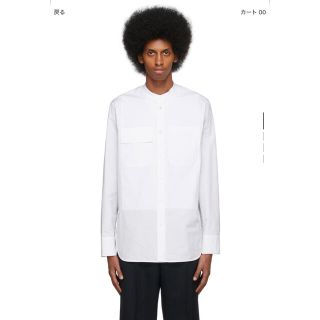 ジルサンダー(Jil Sander)のjilsander バンドカラーシャツ 38 22ss(シャツ)