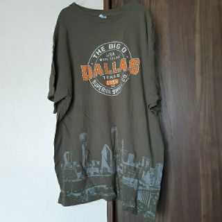 DALLAS TEXAS　カーキ　Tシャツ　緑　グリーン(Tシャツ/カットソー(半袖/袖なし))