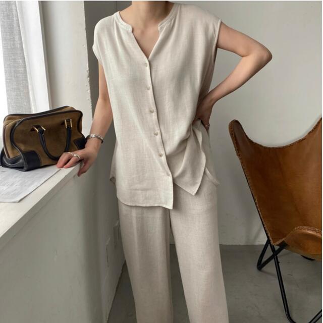 新品未使用】willfully キーネックフレンチスリーブセットアップの通販