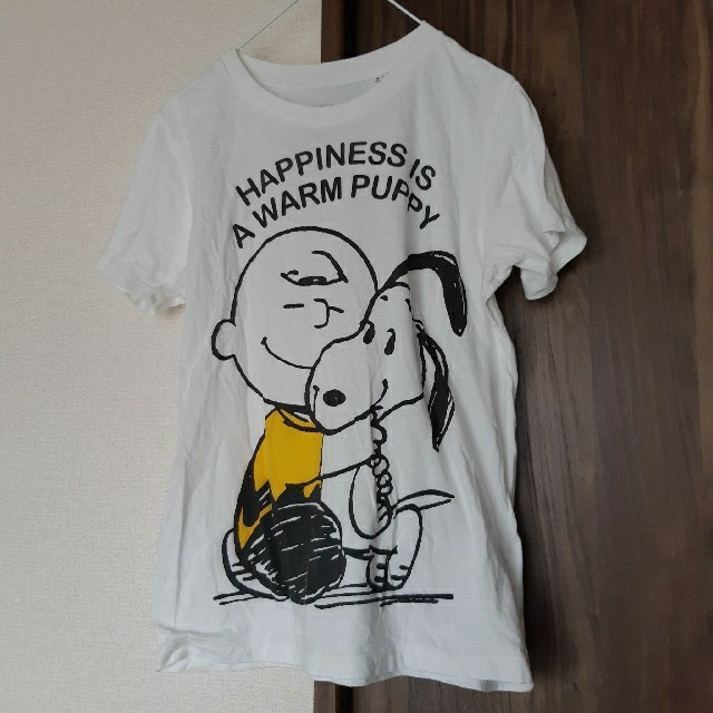 PEANUTS(ピーナッツ)のPEANUTS　スヌーピー　チャーリーブラウン　Tシャツ　カットソー レディースのトップス(Tシャツ(半袖/袖なし))の商品写真