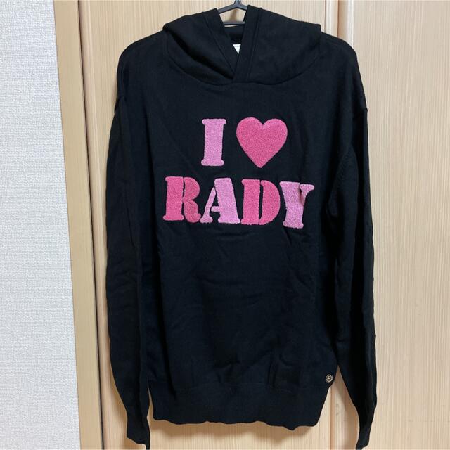 Rady - Rady ♡ ぷっくりI♡RADY ニットパーカーの通販 by shopp ...