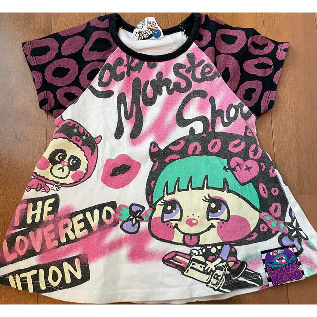 LOVE REVOLUTION(ラブレボリューション)のTシャツ4枚 asu様専用 キッズ/ベビー/マタニティのキッズ服女の子用(90cm~)(Tシャツ/カットソー)の商品写真