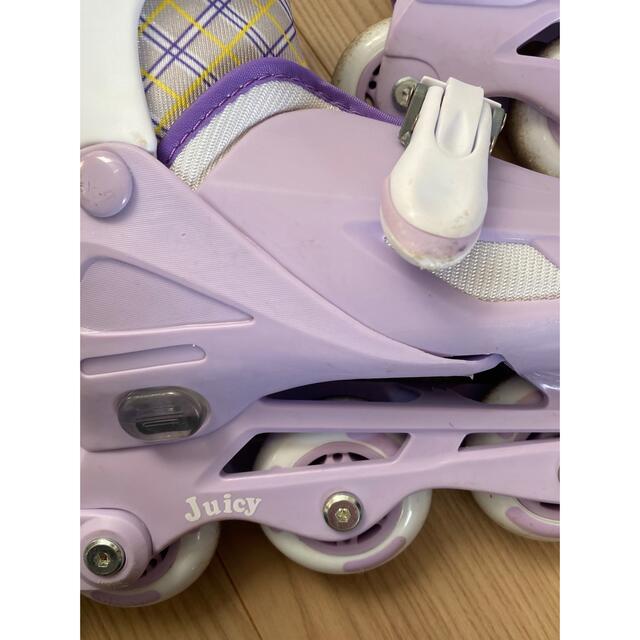 インラインスケートセット キッズ/ベビー/マタニティのキッズ靴/シューズ(15cm~)(ローラーシューズ)の商品写真