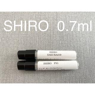 シロ(shiro)のSHIRO  シロ　香水サンプル　2本セット(香水(女性用))