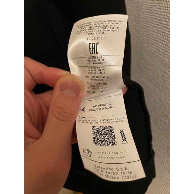正規 美品 valentino VLTNロゴ ジャージ パーカー ブラック XL 【驚き