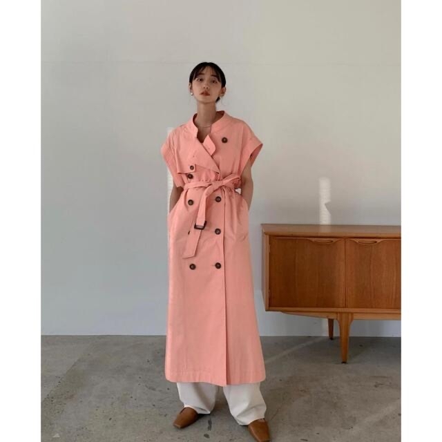 クラネ正規品！新品☆2WAY SQUARE SLEEVE TRENCH COAT eloinstituto.com.br