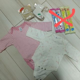 ベビーギャップ(babyGAP)のGAP 新生児用 ロンパース2枚セット(ロンパース)