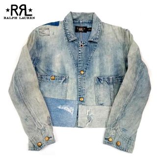 ダブルアールエル(RRL)の新品80,300円 RRL 高級襤褸刺し子ヴィンテージデニムショートカバーオール(Gジャン/デニムジャケット)