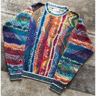 クージー(COOGI)の美しいカラー配色 芸術 COOGI クージー ペルシャ模様 ニット セーター S(ニット/セーター)