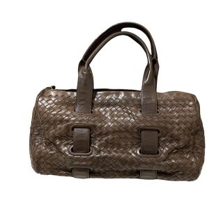 ボッテガヴェネタ(Bottega Veneta)のBottega Veneta ボッテガ バッグ イントレチャート レザー 茶(ハンドバッグ)