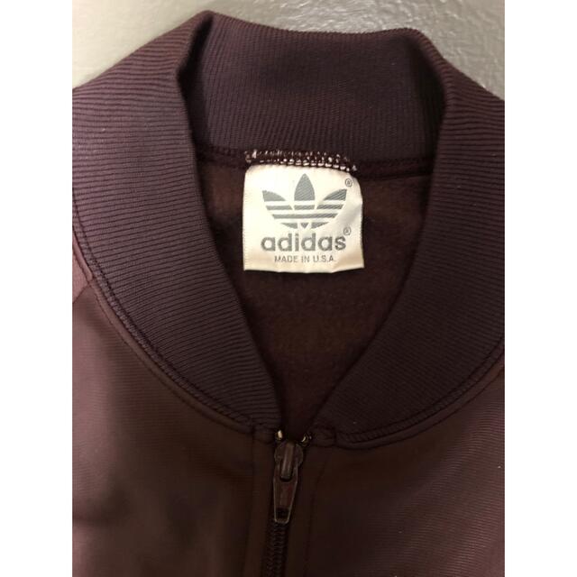 超美品 adidas アディダス 80' ブラウン ビンテージ ジャージ 超美品 adidas アディダス 80' ブラウン ビンテージ ジャージ