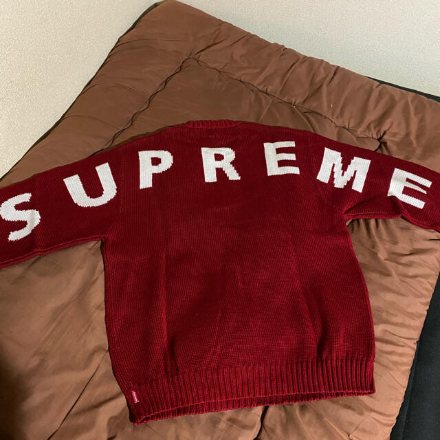 メンズsupreme Back logo sweater