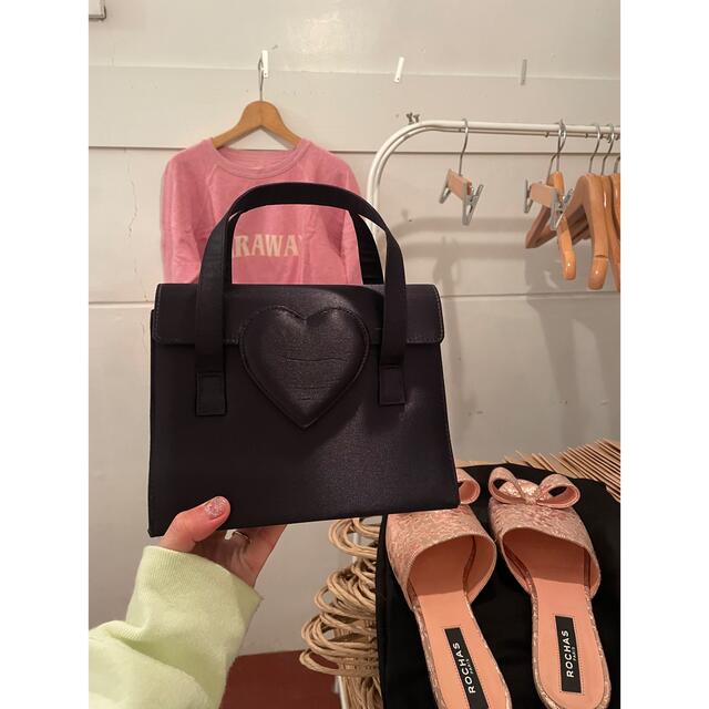 発送前最終価格❤︎❤︎❤︎agnes b. heart hand bag.