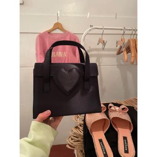 アニエスベー(agnes b.)の発送前最終価格❤︎❤︎❤︎agnes b. heart hand bag.(ハンドバッグ)