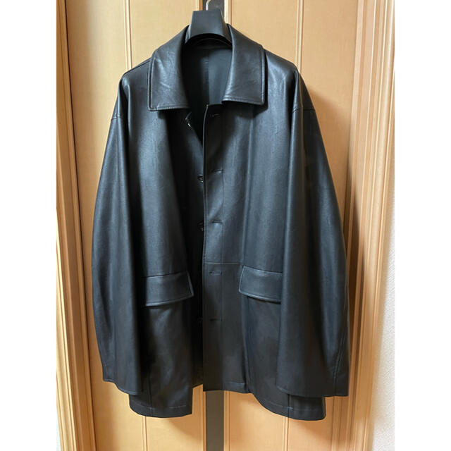 stein(シュタイン)のstein fake leather car ジャケット S メンズのジャケット/アウター(レザージャケット)の商品写真