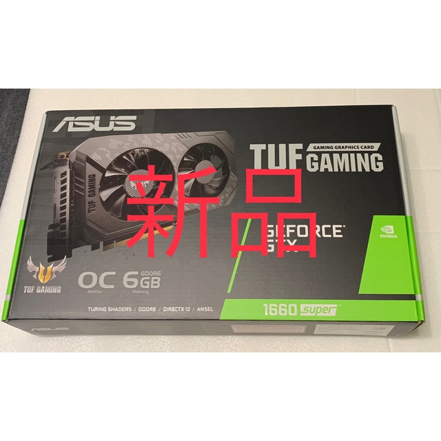 新品・未開封 新品!ASUS TUF-GTX1660S-O6G-GAMING 新品・未開封 新品!ASUS TUF-GTX1660S-O6G-GAMING