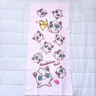 ポケモン(ポケモン)の新品未使用   フェイスタオル  ♡ピカチュウ・プリン♡ 1枚(タオル/バス用品)