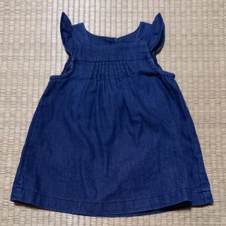 ベビーギャップ(babyGAP)のbabyGap　デニムワンピース　70(ワンピース)