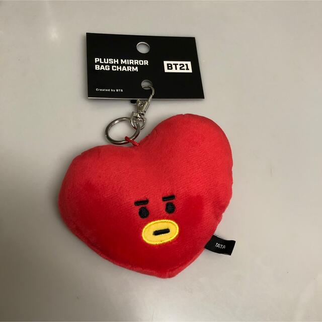 BT21(ビーティーイシビル)のTATA ミラー バッグチャーム 未使用 BTS BT21 エンタメ/ホビーのタレントグッズ(アイドルグッズ)の商品写真