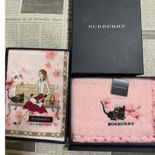 バーバリー(BURBERRY)のバーバリー　ハンカチセット桜N(ハンカチ)