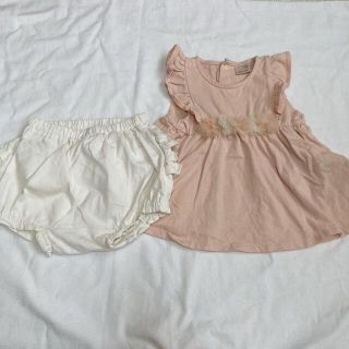 プティマイン(petit main)のpetitmain / 女の子 ベビー服 80 春夏 ブルマ トップス(シャツ/カットソー)