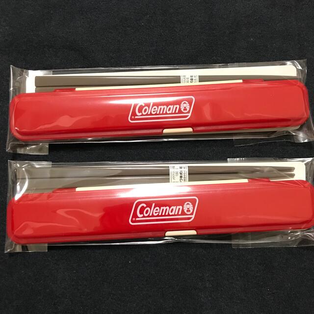 Coleman(コールマン)のコールマン　箸　2個セット　新品未使用　未開封 インテリア/住まい/日用品のキッチン/食器(カトラリー/箸)の商品写真