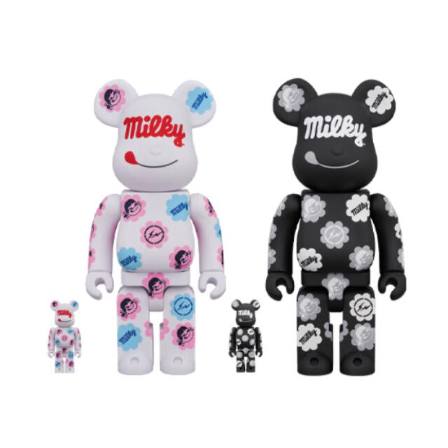 MEDICOM TOY - THE CONVENI MILKY BE@RBRICK 100％400％ セットの通販 ...