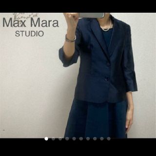 マックスマーラ(Max Mara)のマックスマーラスタジオテーラードジャケット36／セオリー　アンタイトル　アナイ(テーラードジャケット)