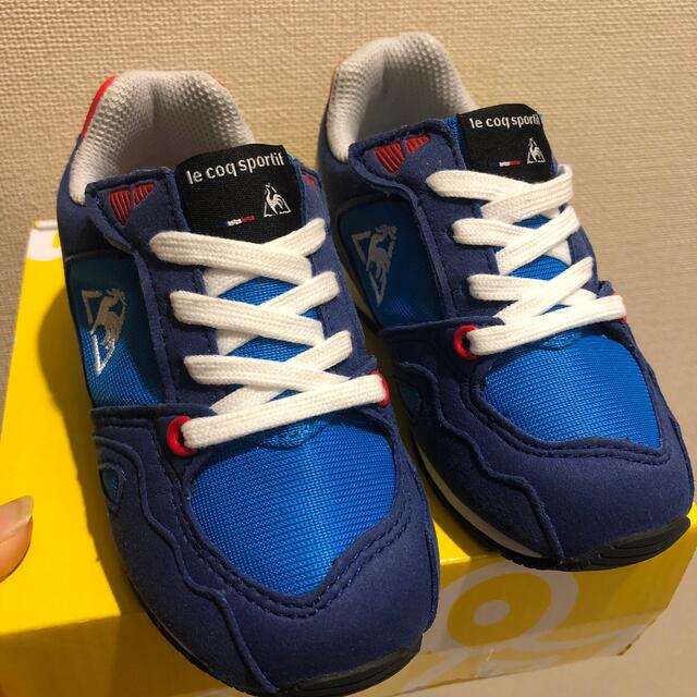 値下げしました!ルコックLecoqsportifキッズスニーカー15cm | フリマアプリ ラクマ