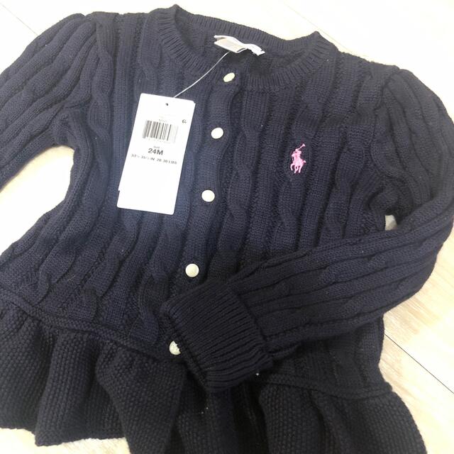 Ralph Lauren(ラルフローレン)のラルフローレン　カーディガン　24m キッズ/ベビー/マタニティのキッズ服女の子用(90cm~)(カーディガン)の商品写真