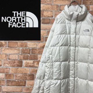 極美品☆ノースフェイス WHITE LABELファーフードダウン レディースL