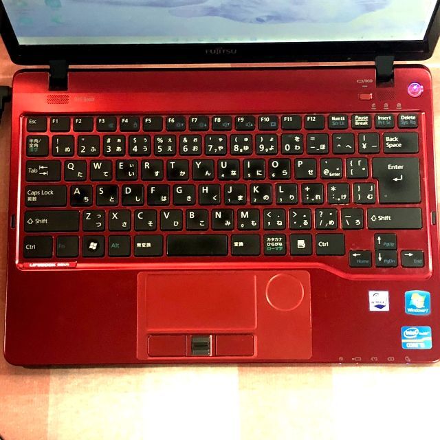 WEBカメラ内蔵⭐️初心者向け⭐️レッド 大容量 富士通 WEBカメラ内蔵⭐️初心者向け⭐️レッド 大容量 富士通