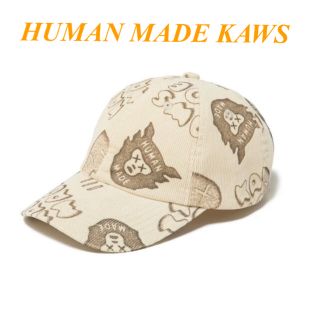 ヒューマンメイド(HUMAN MADE)のHUMAN MADE KAWS CORDUROY PRINT CAP カウズ(キャップ)