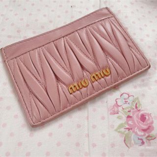 miumiu - miumiu ♡ パスケースの通販｜ラクマ