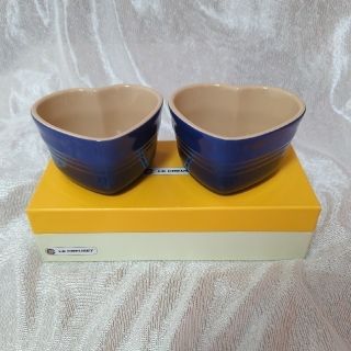 ルクルーゼ(LE CREUSET)の【新品】ル・クルーゼ　青　ラムカンダムール(食器)