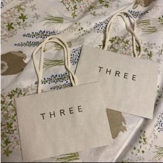 スリー(THREE)のTHREEの紙袋 ショップ袋(ショップ袋)