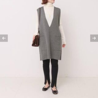 スピックアンドスパン(Spick & Span)の☆値下げ☆ Spick and Span ニットベスト(ベスト/ジレ)