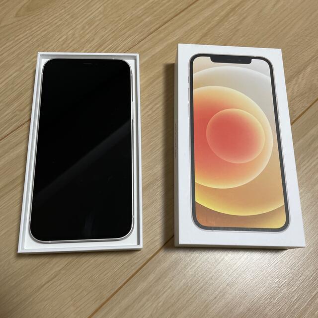 アイフォンiphone12 64GB シロ