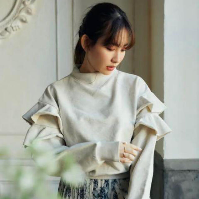 Ruffled Cotton-Jersey Sweatshirt