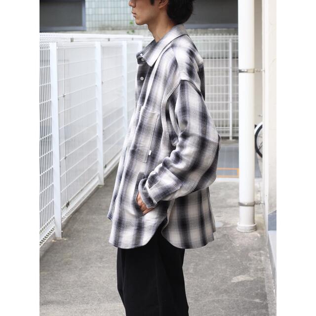 1LDK SELECT(ワンエルディーケーセレクト)のROTOL  / SNAP BUTTON SHIRT - OMBRE CHECK メンズのトップス(シャツ)の商品写真